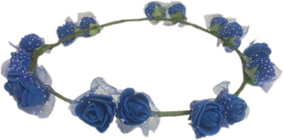 

Loops n knots Crown & Tiara(Blue, Pack of 1)