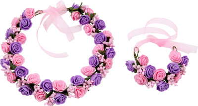 

Sanjog Crown & Tiara(Purple, Pink, Pack of 2)