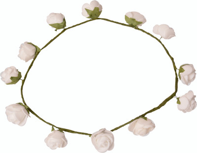 

Loops n knots Princess Crown & Tiara(White, Pack of 1)