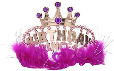 

Rhode Island Novelty Tiara(Silver, Pink, Pack of 1)