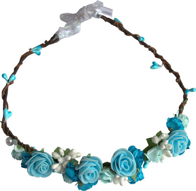 

Paperiva Crown & Tiara(Blue, White, Pack of 1)