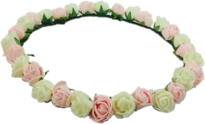 

Loops n knots Crown & Tiara(Pink, White, Pack of 1)