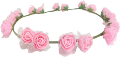 

Loops n knots Crown & Tiara(Pink, Pack of 1)