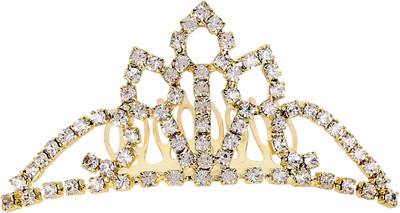 

Pink Rose Crown(Gold, Pack of 1)