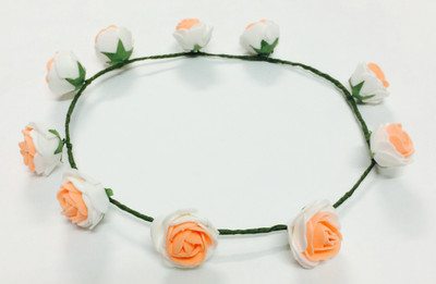 

Loops n knots Little Princess Tiara(Orange, Pack of 1)