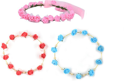 

Snupy Crown & Tiara(Multicolor, Pack of 3)