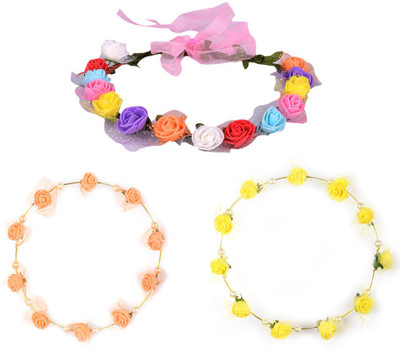 

Snupy Crown & Tiara(Multicolor, Pack of 3)