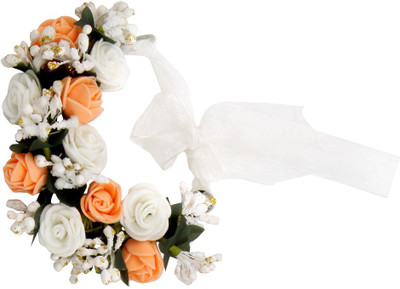 

Sanjog Crown & Tiara(Orange, White, Pack of 12)
