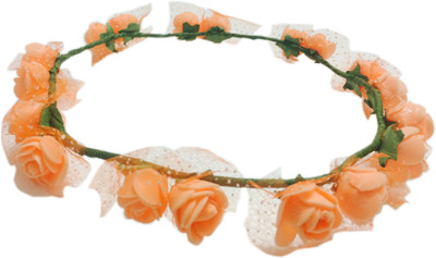 

Loops n knots Crown & Tiara(Orange, Pack of 1)