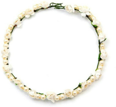 

Sanjog Crown & Tiara(White, Pack of 1)