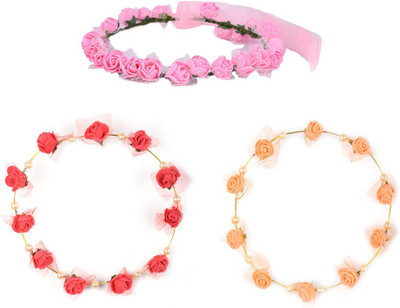 

Snupy Crown & Tiara(Multicolor, Pack of 3)