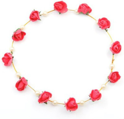 

Sanjog Crown & Tiara(Red, Pack of 1)