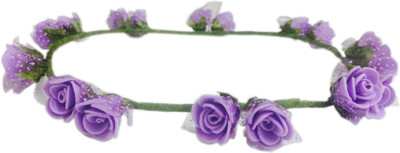 

Loops n knots Crown & Tiara(Purple, Pack of 1)