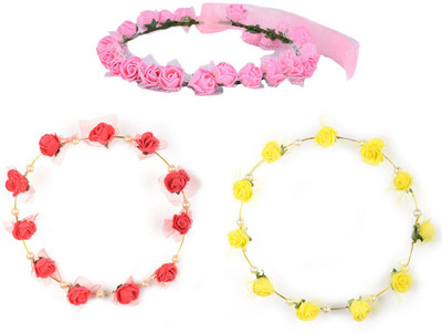 

Snupy Crown & Tiara(Multicolor, Pack of 3)