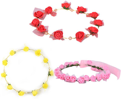 

Snupy Crown & Tiara(Multicolor, Pack of 3)