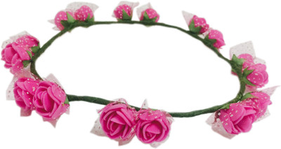 

Loops n knots Crown & Tiara(Pink, Pack of 1)
