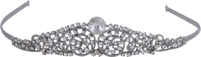 Pink Rose Crown(White, Pack of 1)