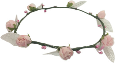 

Loops n knots Crown & Tiara(Pink, White, Pack of 1)
