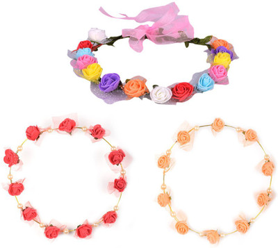

Snupy Crown & Tiara(Multicolor, Pack of 3)