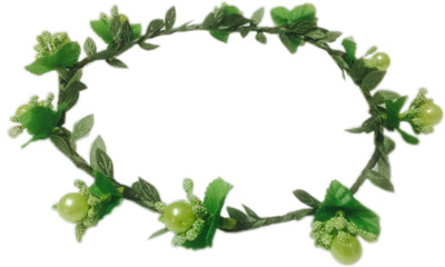 

Loops n knots Crown & Tiara(Green, Pack of 1)