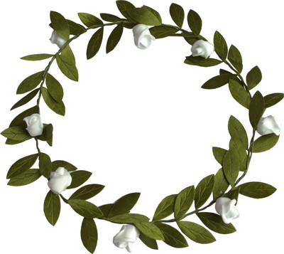 

Paperiva Crown & Tiara(White, Green, Pack of 1)