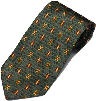 

Sakshi International Printed Men's Tie, Grey