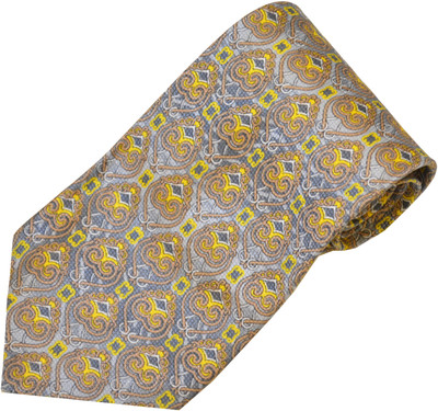 

Sakshi International Printed Men's Tie, Grey