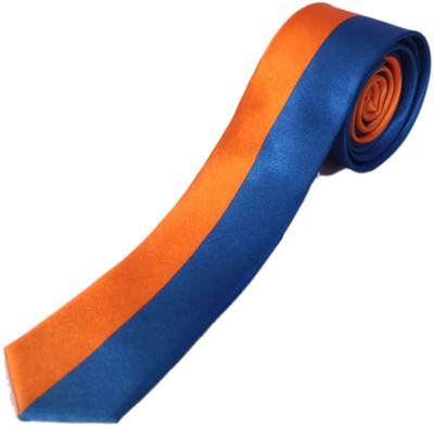 

Blacksmithh Striped Men's Tie, Blue;orange