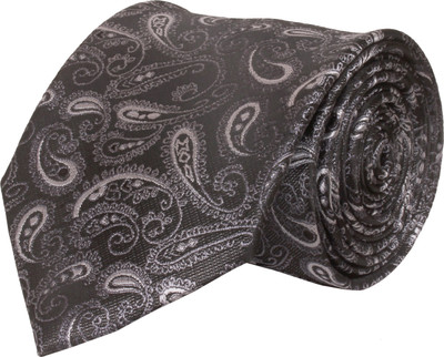 

CorpWed Embroidered Tie, Grey