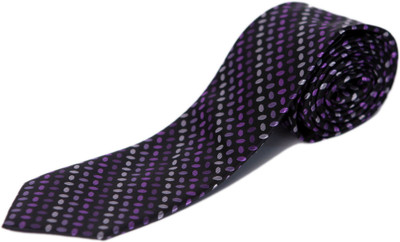 

Blacksmith Self Design Men's Tie, Purple