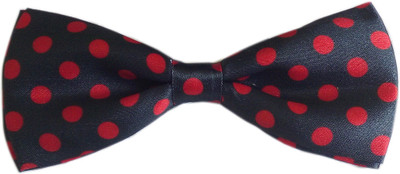 

Blacksmith Polka Print Men's Tie, Black