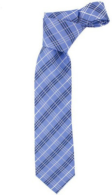 

Maesta MTIE123 Geometric Print Men's Tie, Fine blue