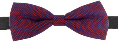 

Blacksmith Self Design Men's Tie, Aurora red