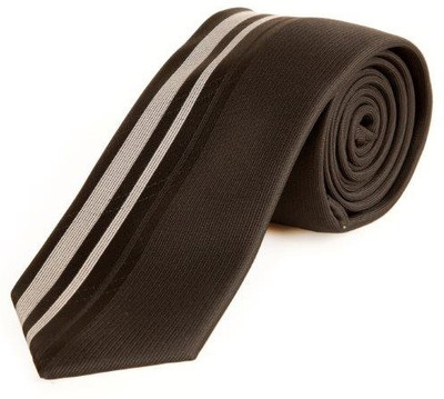 

The Vatican Solid Men's Tie, Black/grey