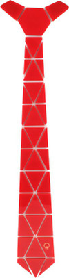 

QUAD Self Design Tie, Red