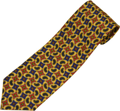 

Sakshi International Printed Men's Tie, Blue