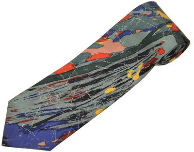 

Sakshi International Premium Italian Silk Collection Printed Men's Tie, Multicolor