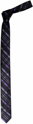 Blacksmith Self Design Men's Tie, Purple