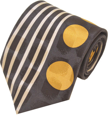 

Sakshi International Printed Tie, Black