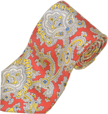 

Sakshi International Printed Tie, Red