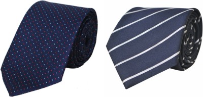 Paranoid Striped, Polka Print Tie(Pack of 2)