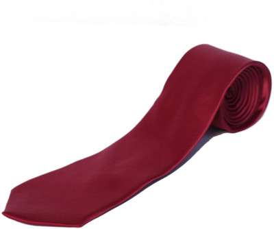 

Blacksmithh Solid Men's Tie, Maroon