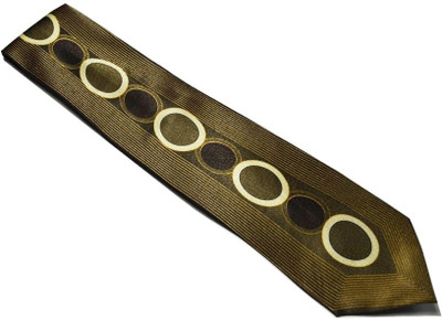 

Sakshi International Printed Men's Tie, Brown