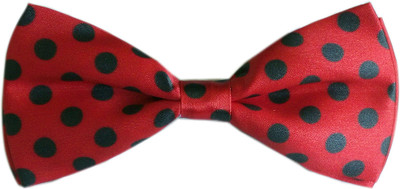 Blacksmith Polka Print Men's Tie, Red