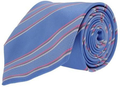 

Maesta MTIE123 Geometric Print Men's Tie, Blue