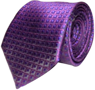 Forty Hands Self Design Tie, Purple