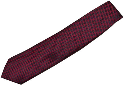 

Sakshi International Geometric Print Men's Tie, Maroon