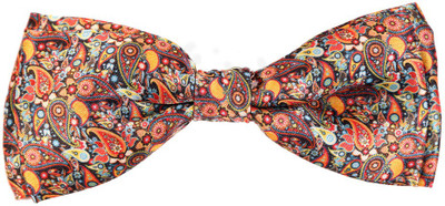 

Blacksmith Paisley Multidesign Bow Floral Print Men's Tie, Blue