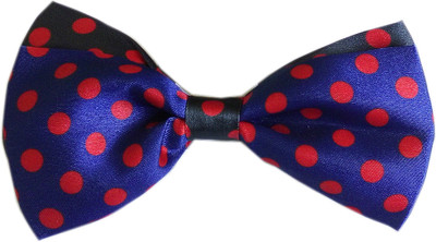 

Blacksmith Polka Print Men's Tie, Blue