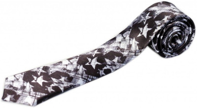 

Blacksmith Graphic Print Men's Tie, Purple